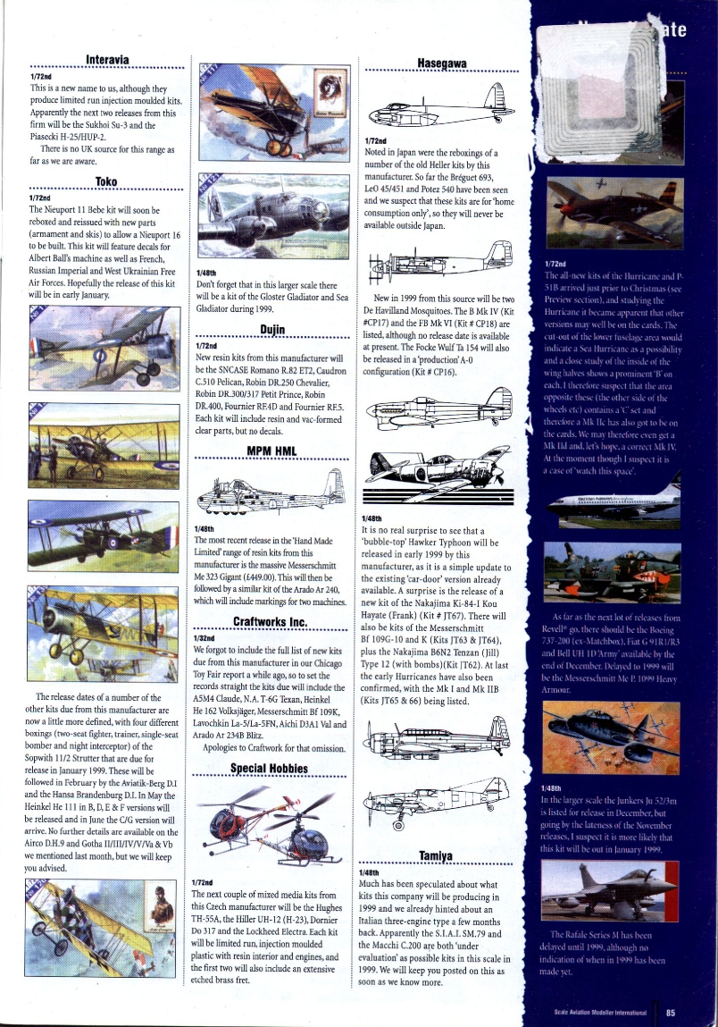 Scale Aviation Modeller International 1999-02